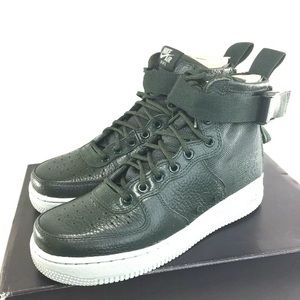 Women’s Nike af Air Force 1 mid shoes green new